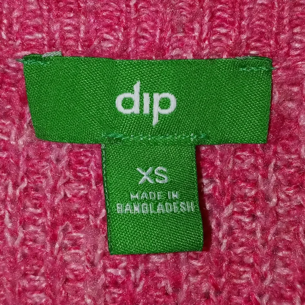 dip size XS Pink crew neck sweater - Picture 3 of 3